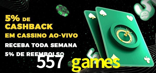 Promoções do cassino ao Vivo 557 games